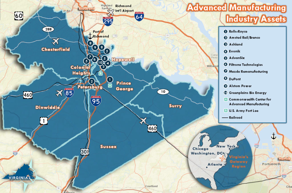 Advanced Manufacturing Assets Map