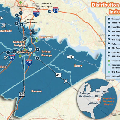 Distribution Logistics Industry Assets Map